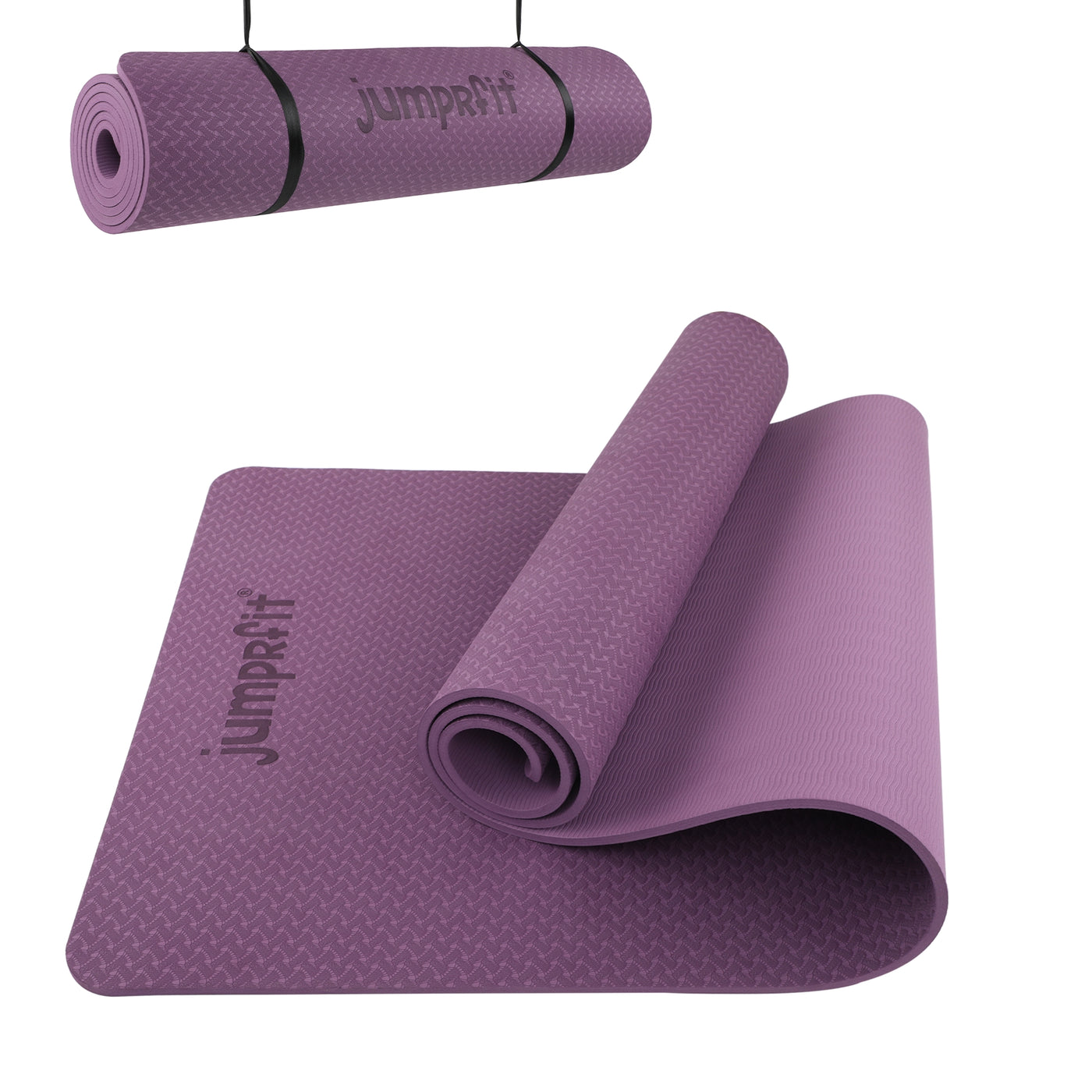 TPE Single Color Yoga Mats - 6mm