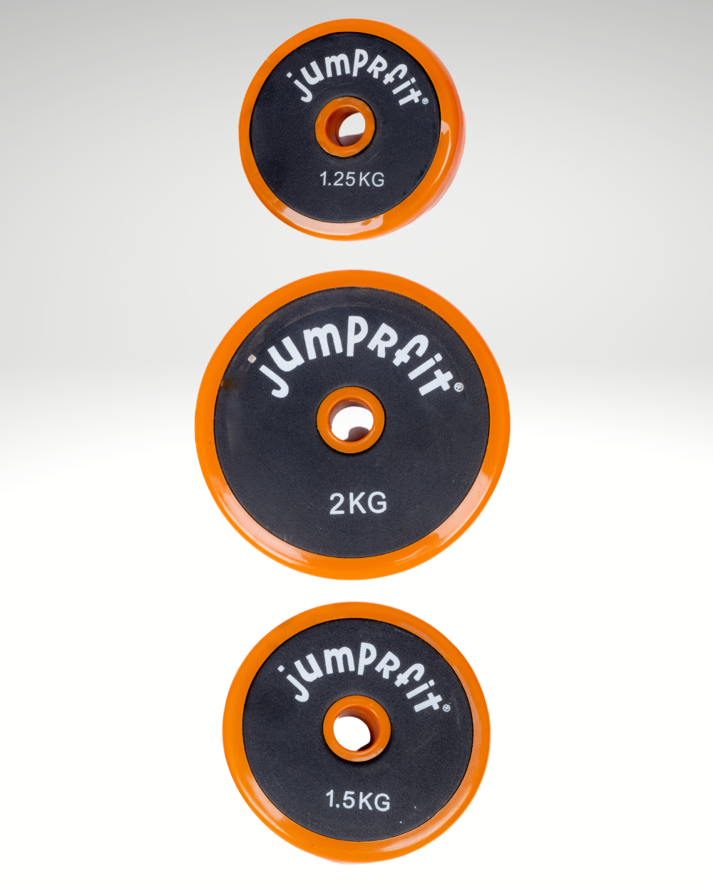 Jumprfit Adjustable Dumbbell and barbell Set - 20 kg (Orange)